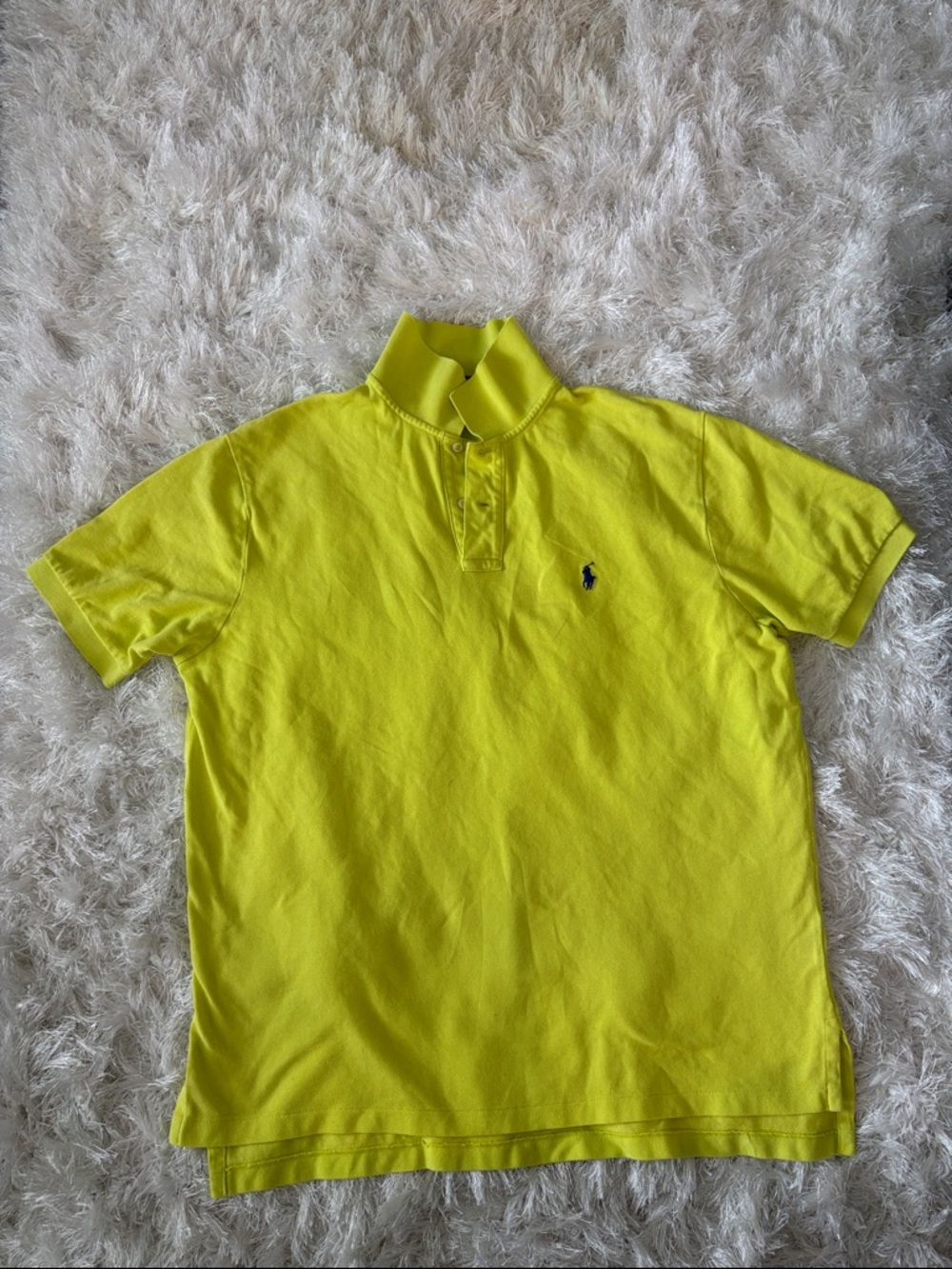 Polo by Ralph Lauren Neon Yellow Men's Short Sleeve Polo